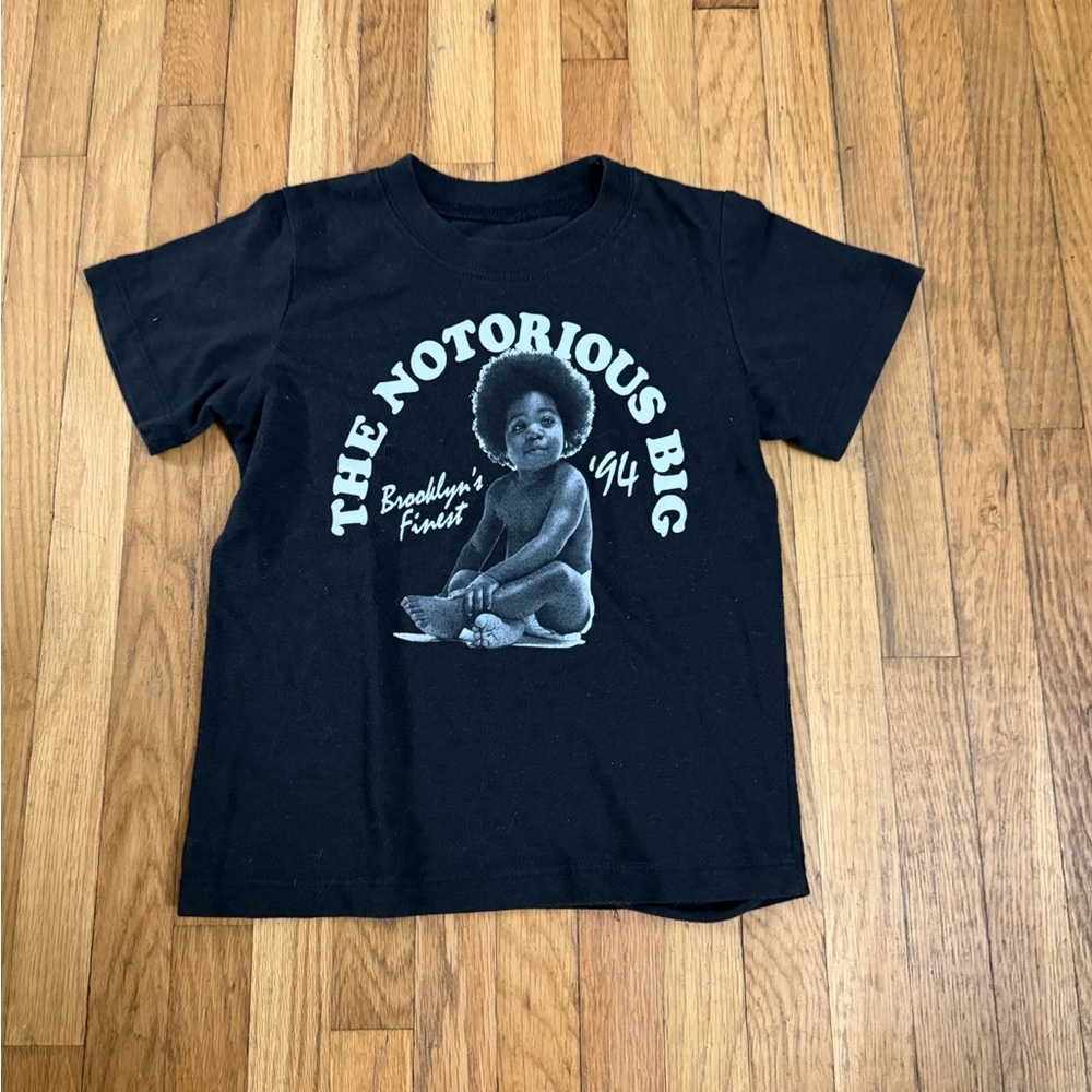3T Black 'The Notorious B.I.G.' Graphic Tee